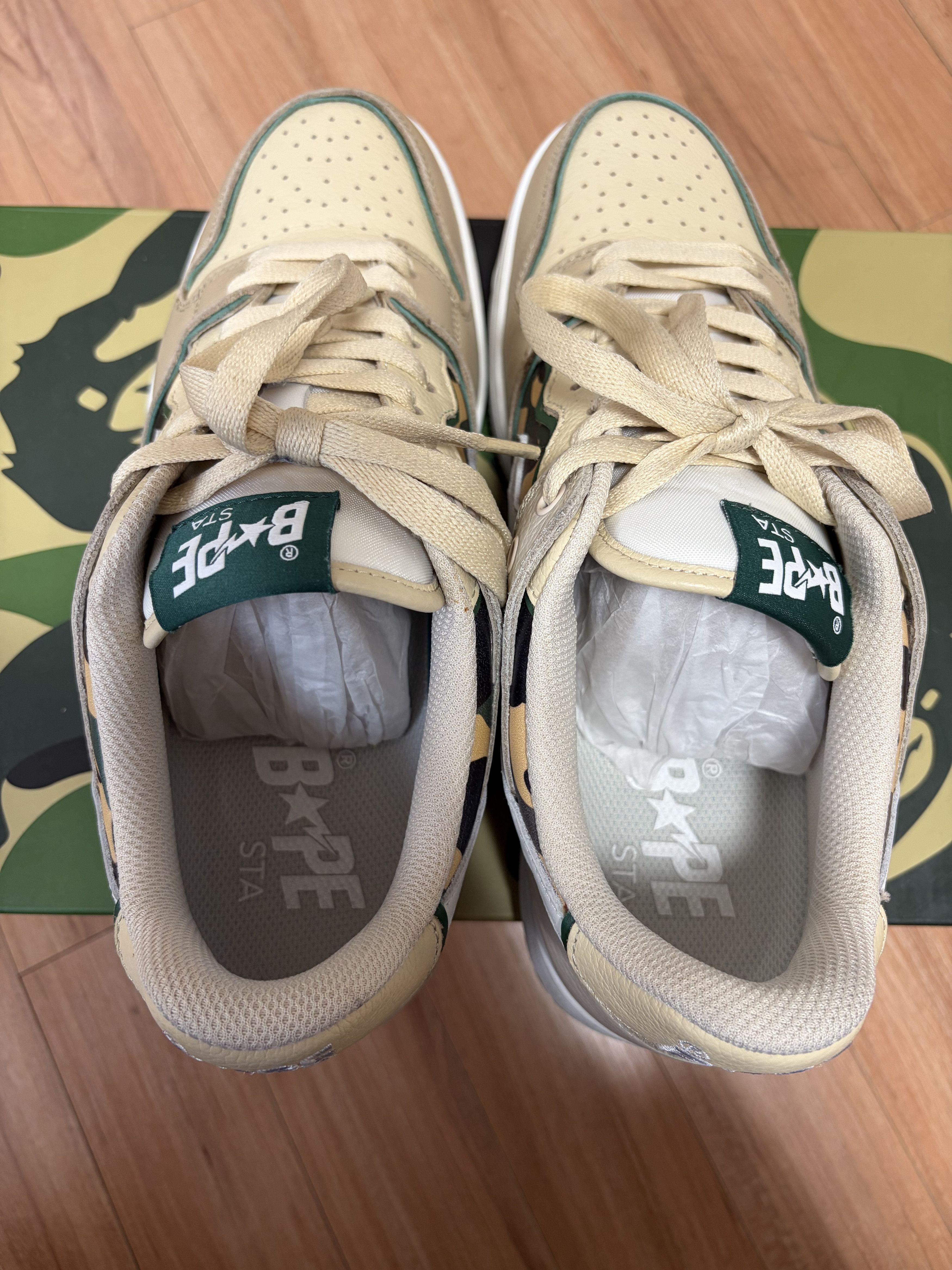 Bape BAPE SK8 STA Beige Size US 10 / EU 43 - 5 Thumbnail