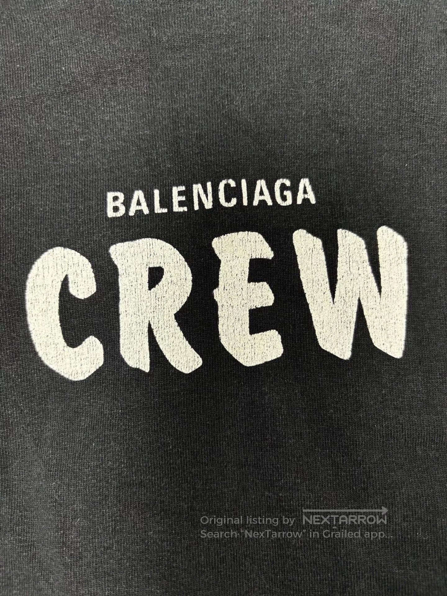 Balenciaga Balenciaga Loose Fit Letter Print T. Size S / US 4 / IT 40 - 3 Thumbnail