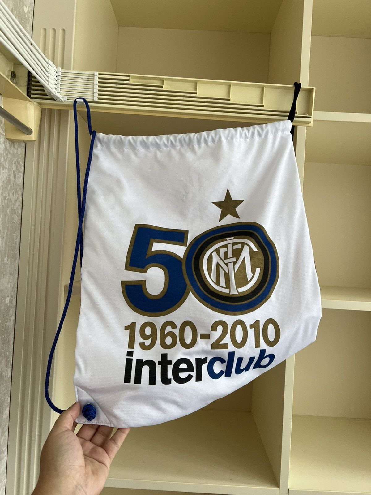 Vintage Football Pennant Bag Inter Milan Football Soccer Italy Size ONE SIZE - 6 Thumbnail