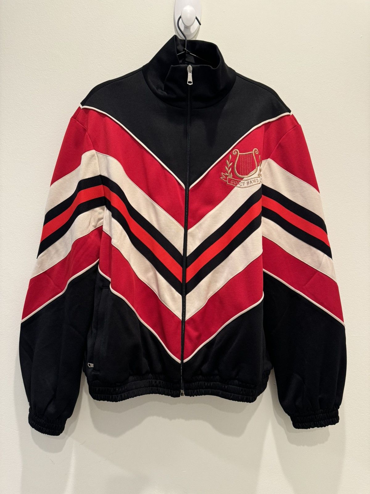 Gucci Runway Band Embroidery Track Jacket Logo