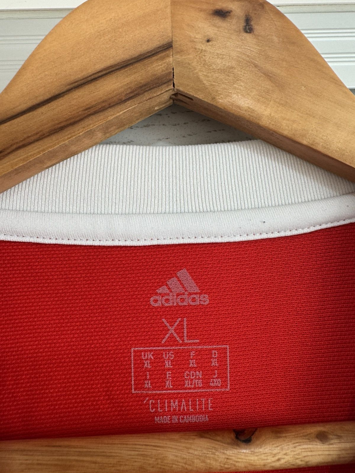 Adidas Wales 2018-2019 Home Soccer Jersey Football Shirt Kit Size US XL / EU 56 / 4 - 7 Thumbnail