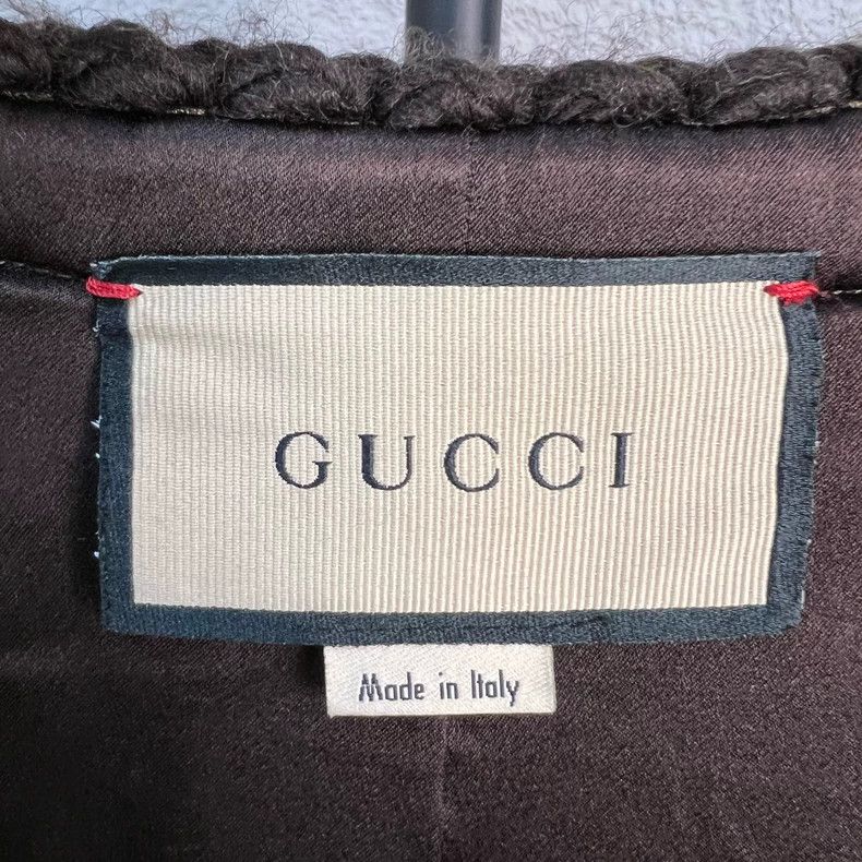Gucci Gucci Old flower full logo wool cardigan jacket 2501-Nextar Size US S / EU 44-46 / 1 - 3 Thumbnail