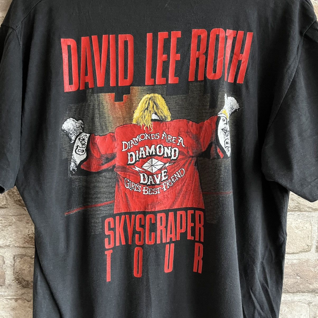 Band Tees × Vintage David Lee Roth Skyscraper 1988 vintage band tee Size US L / EU 52-54 / 3 - 5 Thumbnail