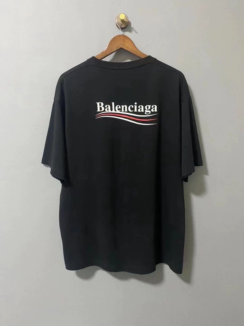 Balenciaga Balenciaga Black Wave Coke Short Sleeve Size US M / EU 48-50 / 2 - 1 Thumbnail