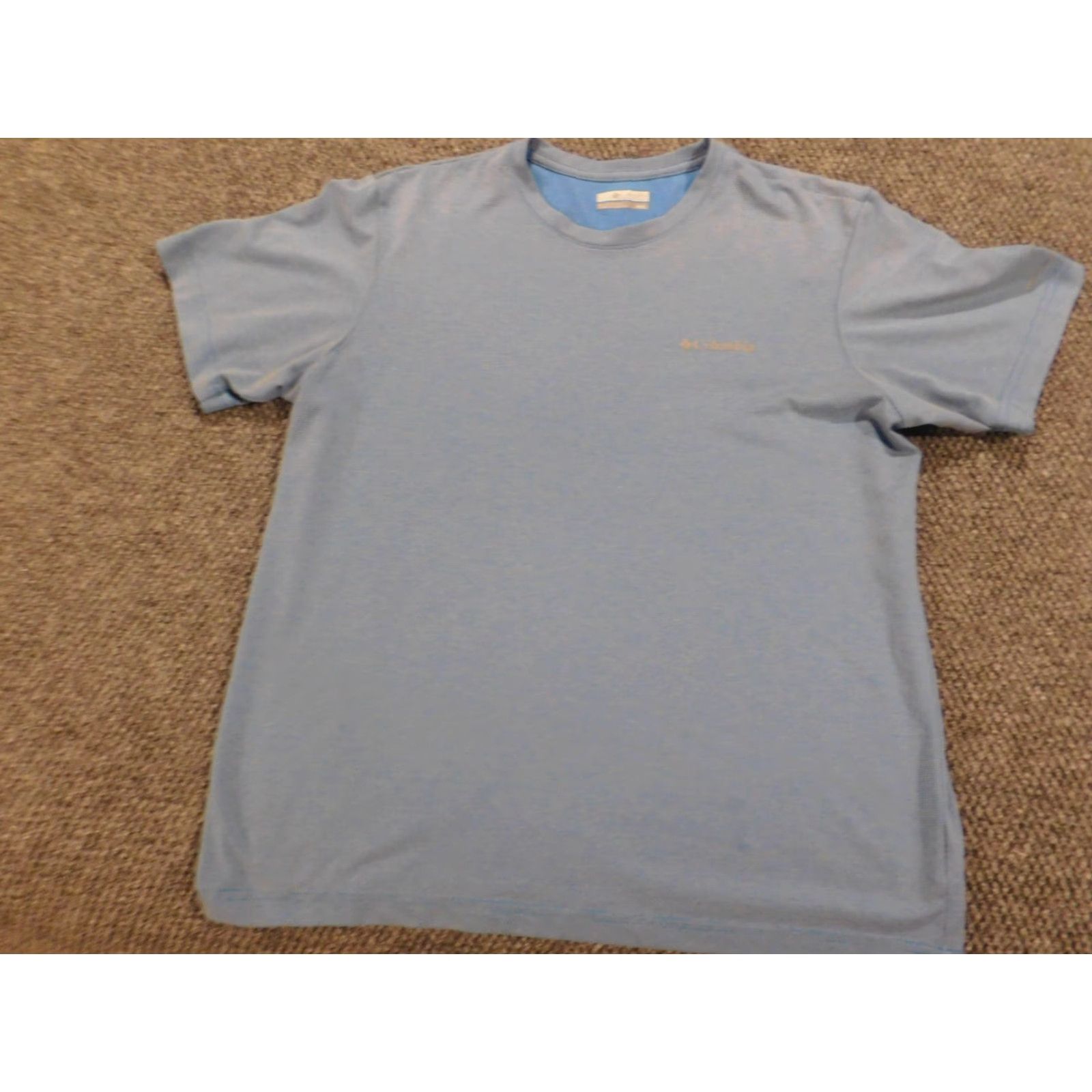 Vintage Columbia Mens Shirt Medium Blue Striped Stretch Active Crew Neck Short Sleeve T-Shirt Logo Star Wars Graphic Print 2 Star Twin Forks Size US M / EU 48-50 / 2 - 4 Thumbnail