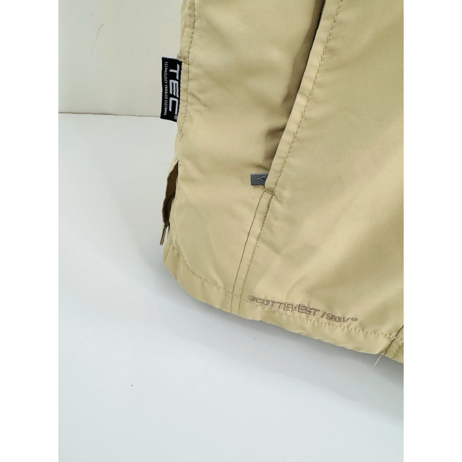 Vintage SCOTTeVEST Vest - XXL Utility Vest Mens Beige 2XL Polyester Size US XXL / EU 58 / 5 - 3 Thumbnail