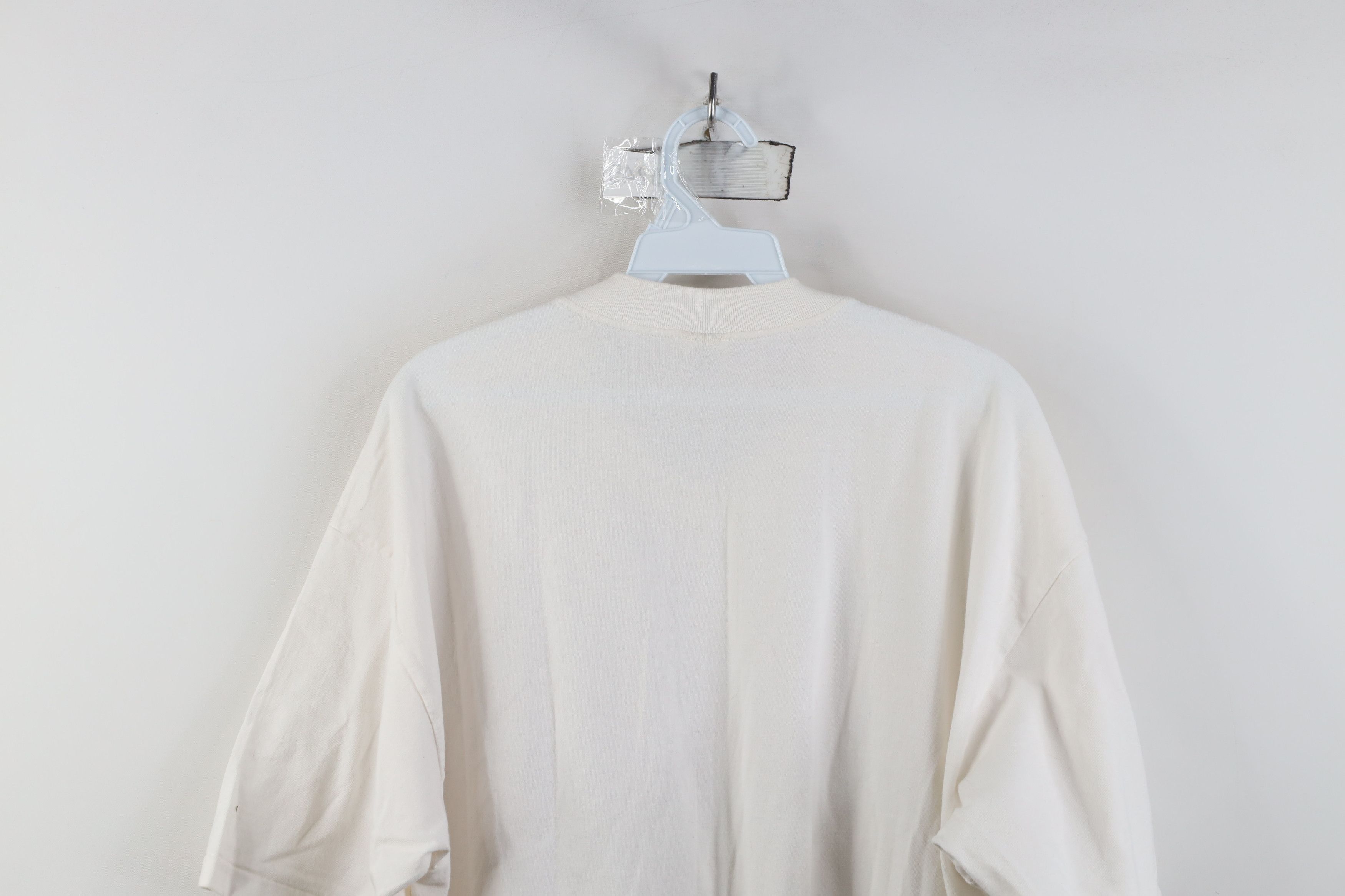 Vintage Vintage 90s Streetwear Cotton Short Sleeve T-Shirt White Size US XXL / EU 58 / 5 - 8 Thumbnail