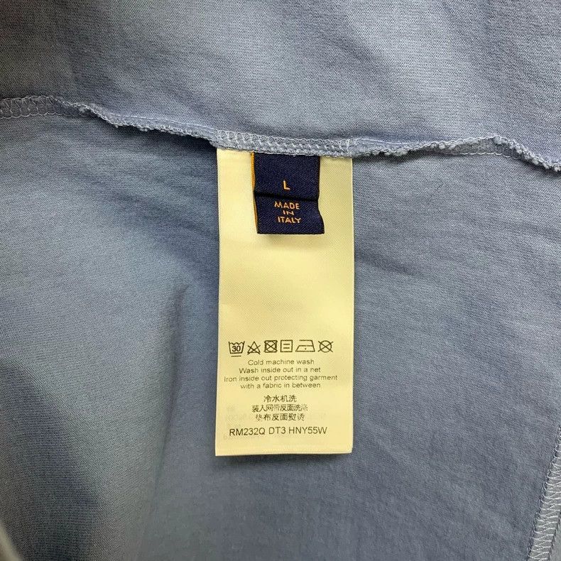 Louis Vuitton Louis Vuitton Haze Blue Short Sleeve T-shirt 2503-Nextarro Size US L / EU 52-54 / 3 - 4 Thumbnail