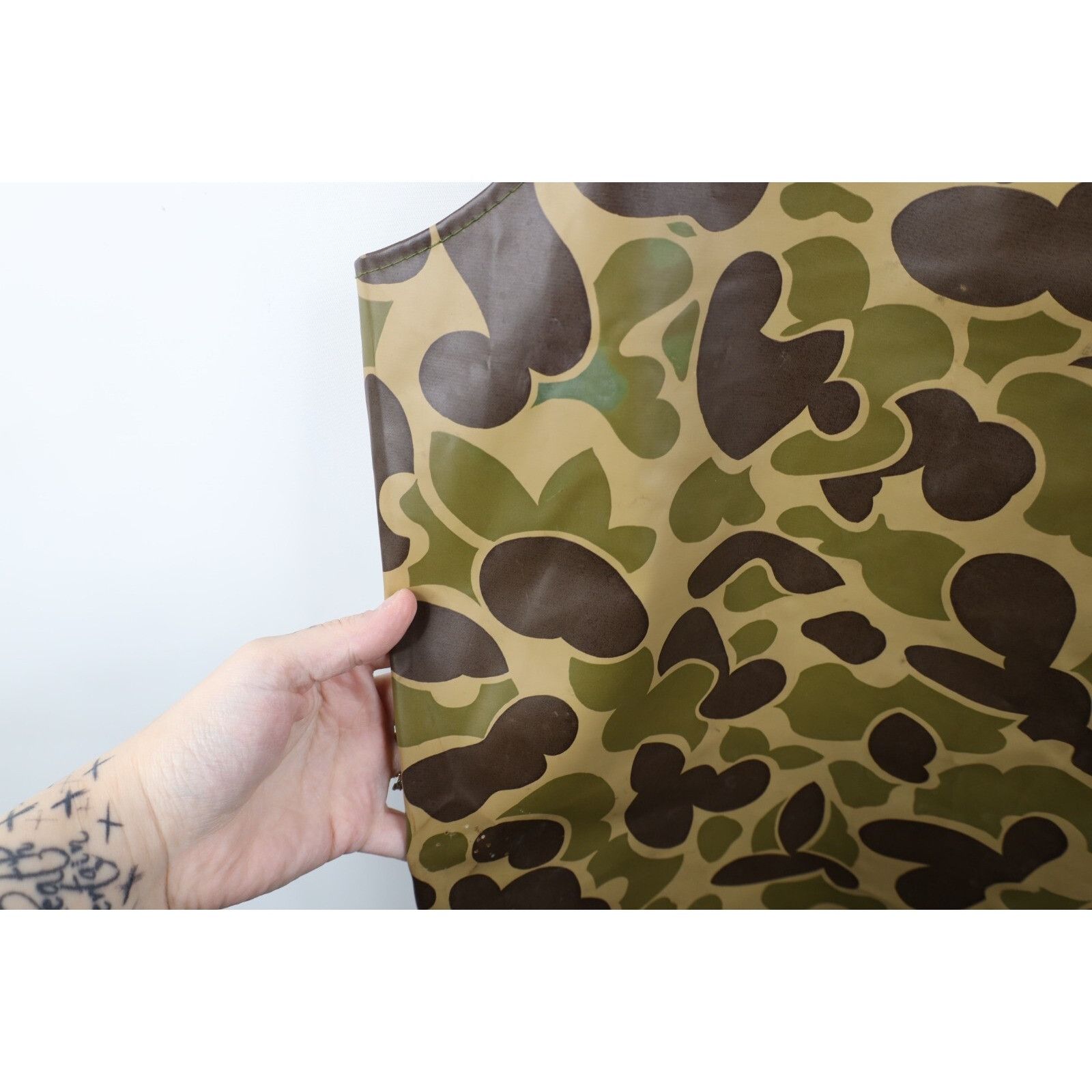 Vintage Vintage 70s Streetwear Waterproof Duck Camouflage Overalls Size US 36 / EU 52 - 14 Thumbnail