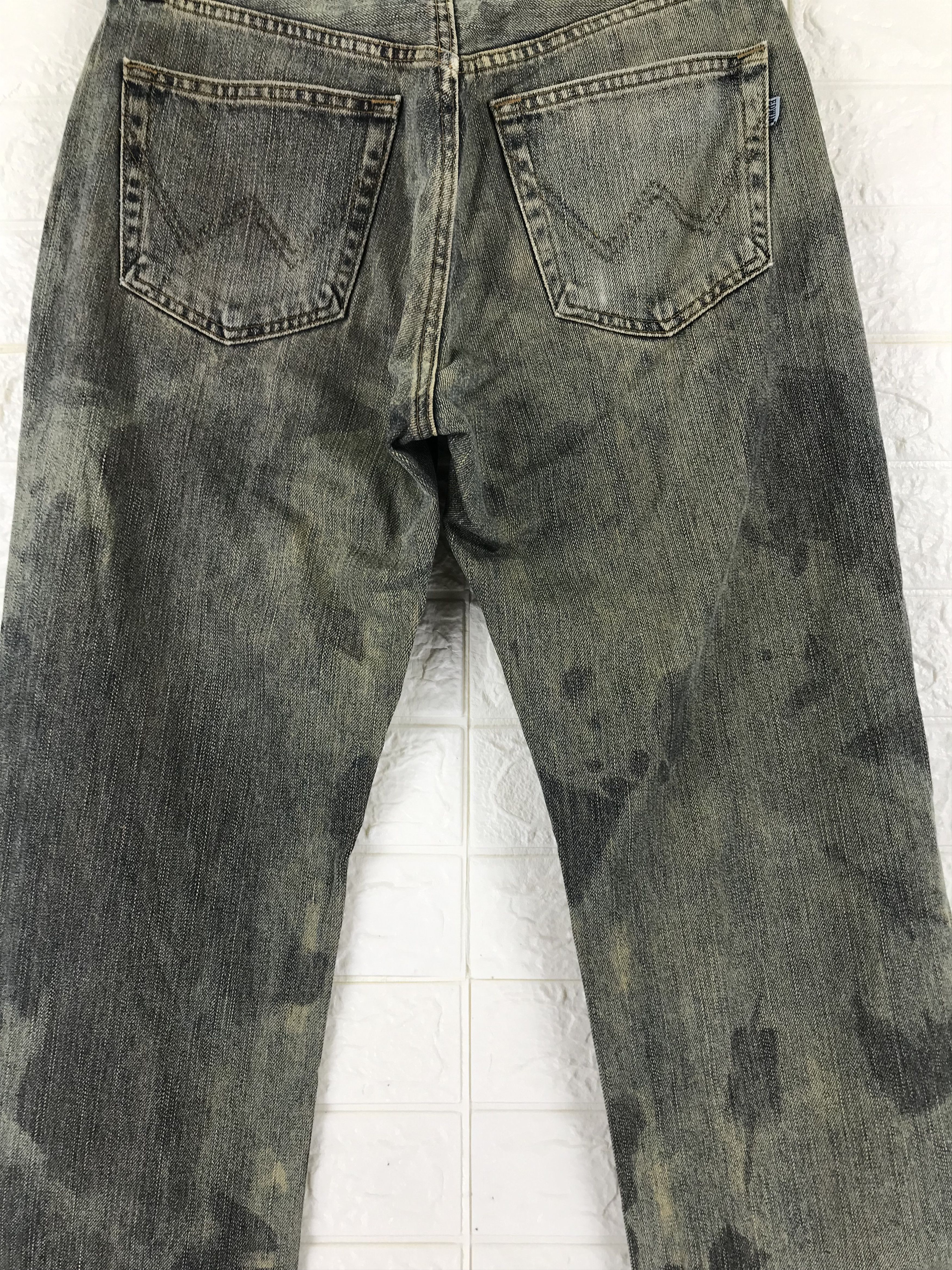 Edwin Vintage Edwin 404 Bleach Rusty Jeans Size US 29 - 7 Thumbnail