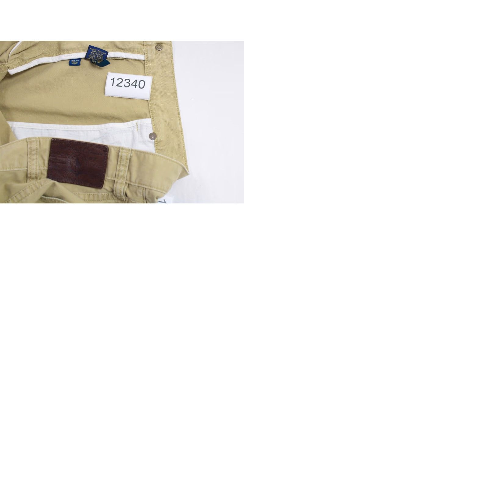 Polo Ralph Lauren Polo Ralph Lauren Pants 38x30 Tan Stretch Straight Fit Classic Preppy Mens Size US M / EU 48-50 / 2 - 9 Thumbnail