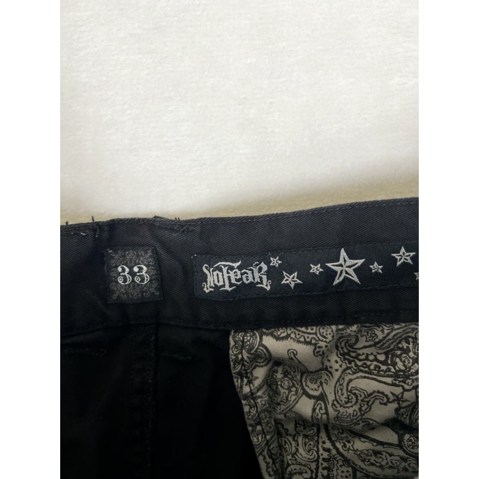 No Fear VINTAGE No Fear Shorts Size 33 Chino Men Black 90s Grunge Cargo Pocket Pockets Summer Spring 11 in Inseam Size US 33 - 7 Thumbnail