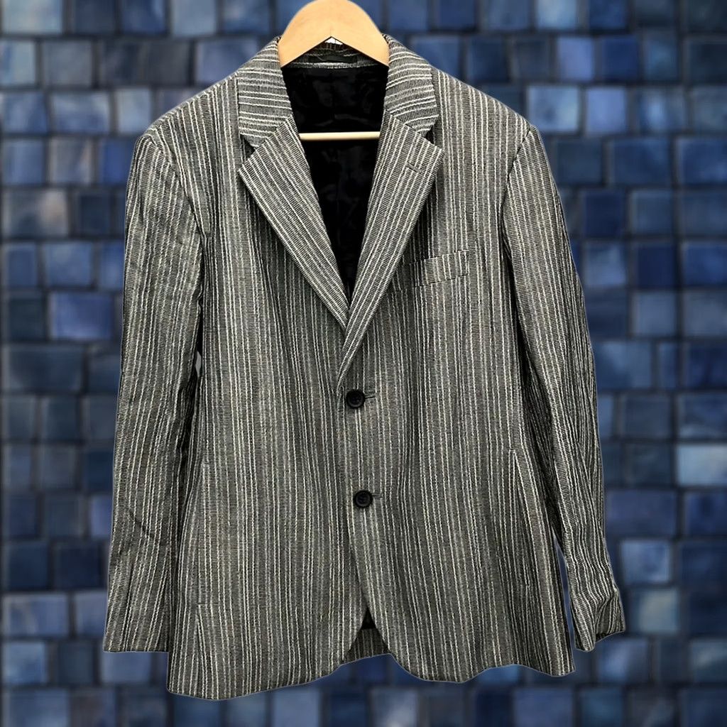 Issey Miyake ISSEY MIYAKE MEN Jacket Black White Wool-blend Size 1 Casual Pre-owned Size US XS / EU 42 / 0 - 1 Thumbnail