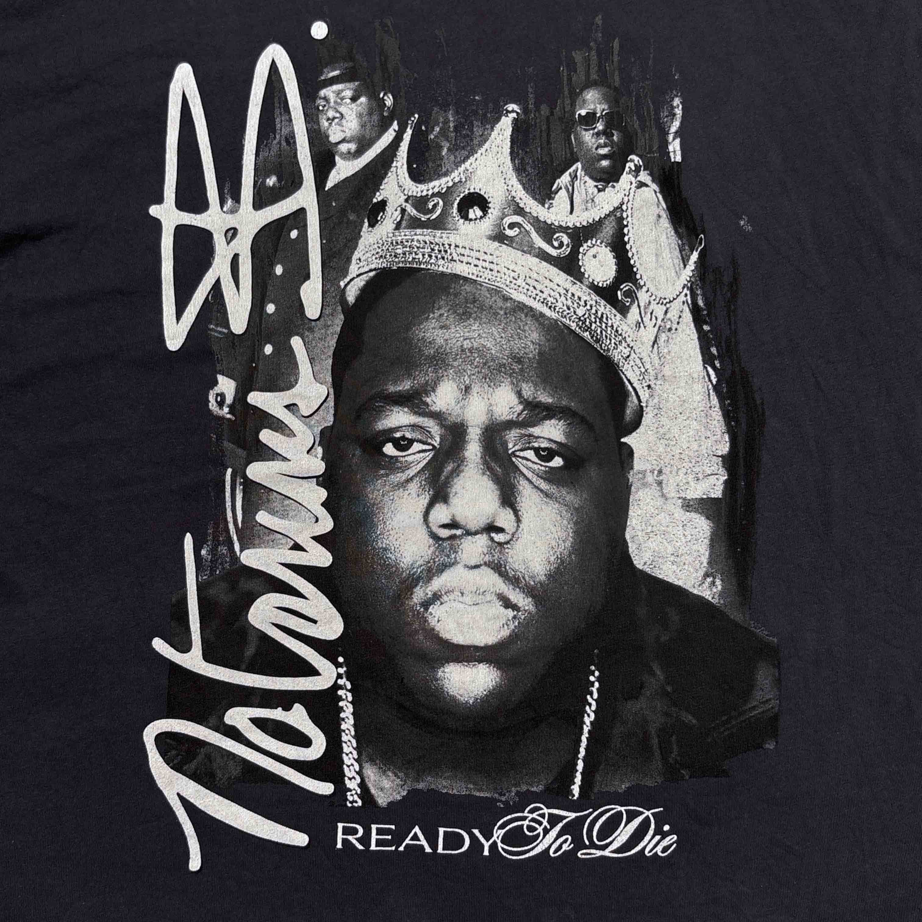 Rap Tees The Notorious Big Shirt XL Gray Hip Hop Rap Tee Size US XL / EU 56 / 4 - 3 Thumbnail