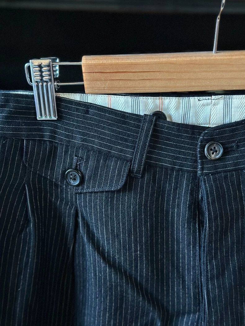 Yohji Yamamoto Yohji Yamamoto Pinstripe Trousers-2505 Size US 30 / EU 46 - 5 Thumbnail
