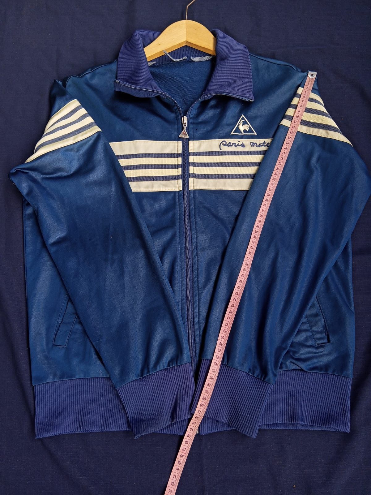 Le Coq Sportif × Vintage Vintage 90s Le Coq Sportif Track Top Zip Jacket Size US L / EU 52-54 / 3 - 6 Thumbnail