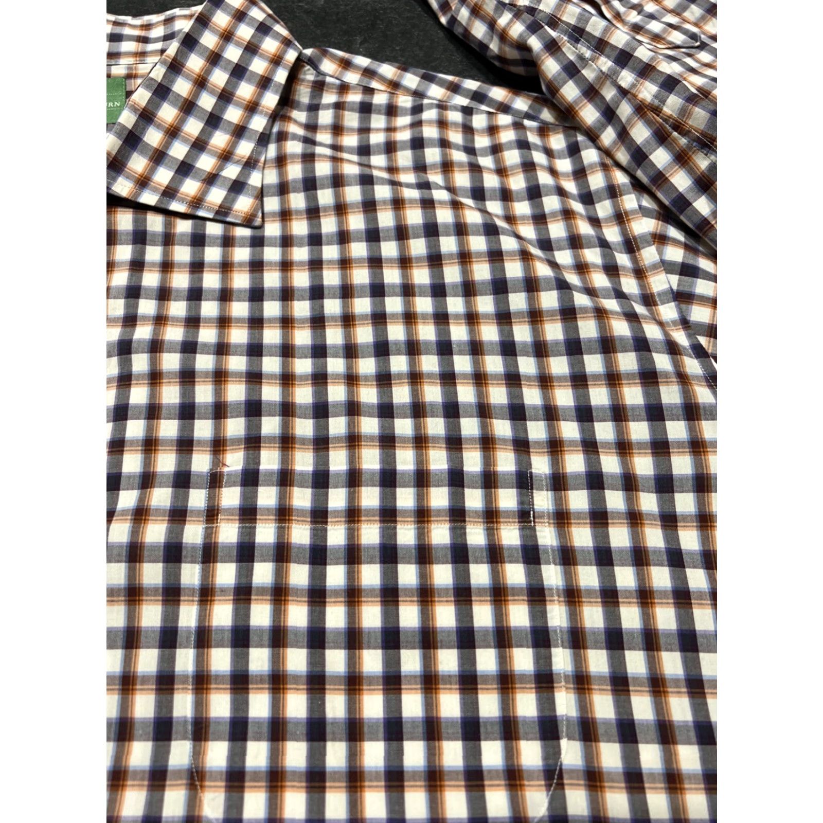 Sid Mashburn Sid Mashburn Men's 2XL Plaid Check Button-Up Shirt Regular Fit Multicolor Preppy Size US XXL / EU 58 / 5 - 3 Thumbnail