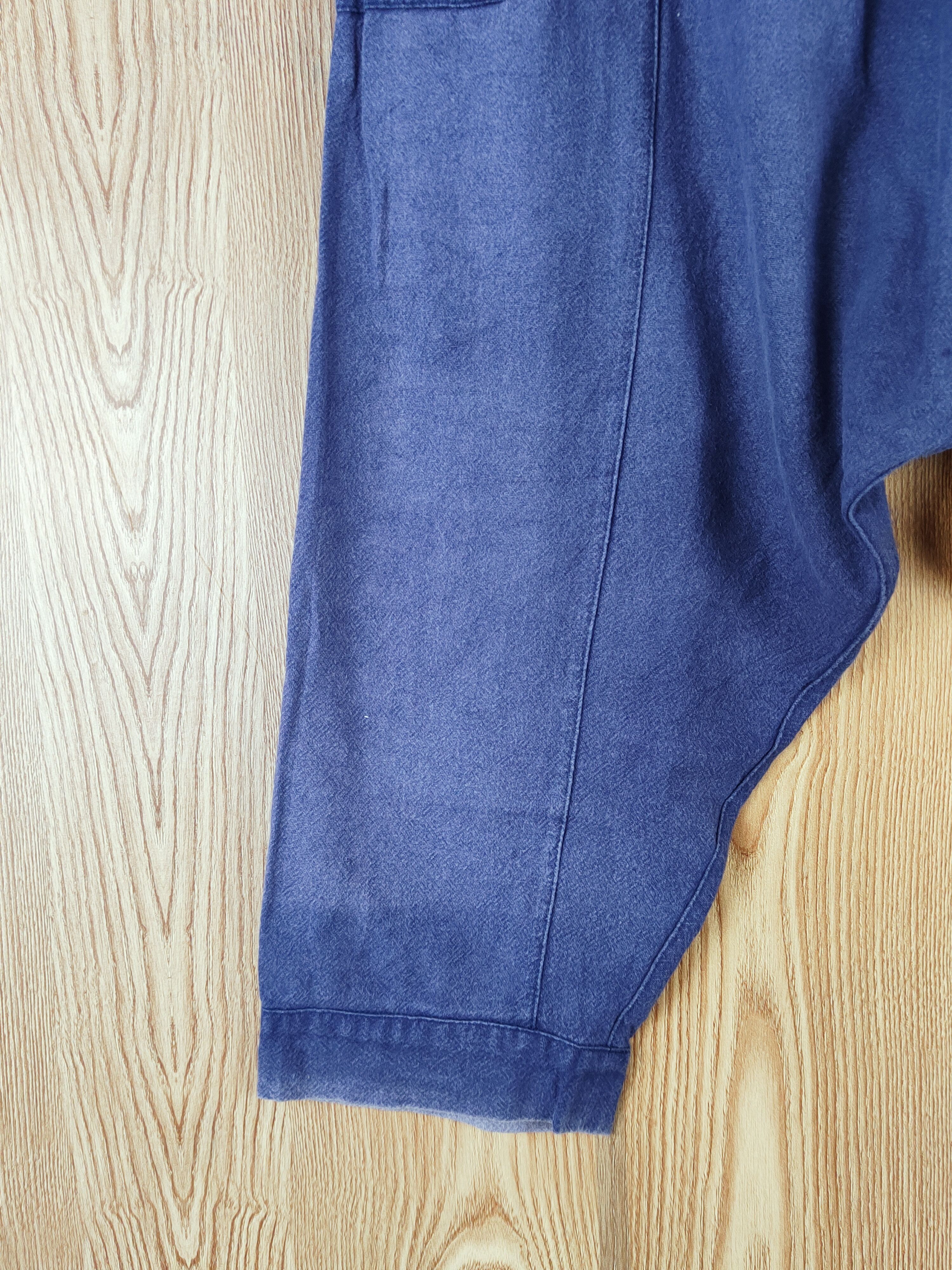 Japanese Brand × Vintage Vintage 💥 Pippaia Blue Faded Loose Baggy Pants Size US 26 / EU 42 - 9 Thumbnail