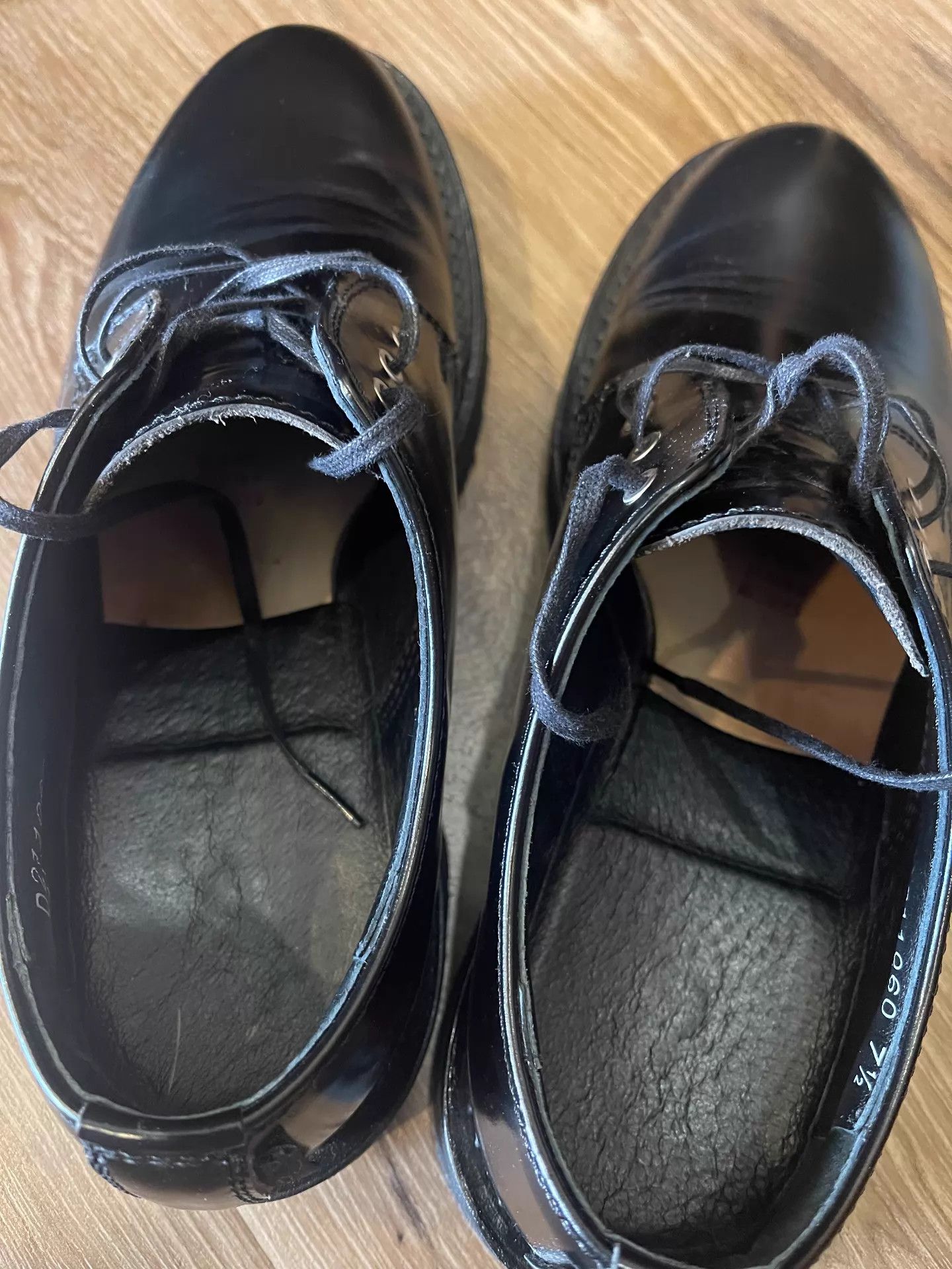 N.Hoolywood N.HOOLYWOOD DANNER Postman Derby 3-Eye Low Top Leather Shoes Size US 7.5 / EU 40-41 - 4 Thumbnail