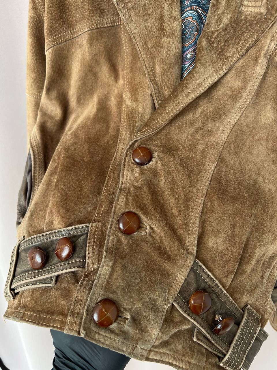 Other Spanish Genuine Vintage Leather Jacket Mens Size 48 M Size US M / EU 48-50 / 2 - 9 Thumbnail