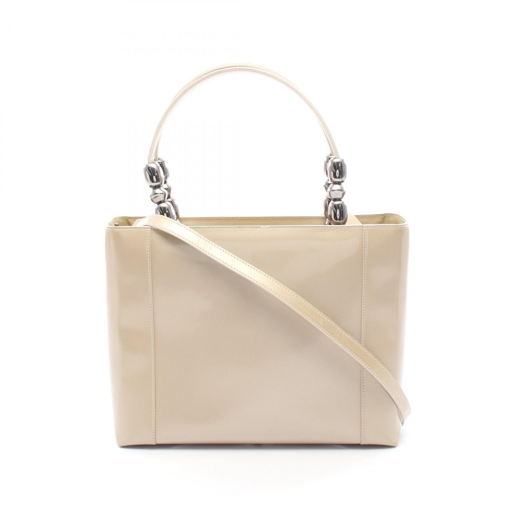 Dior Dior Christian Dior Maris Pearl Patent Leather Handbag Leather Handbag DUTY FREE for USA Size ONE SIZE - 1 Thumbnail