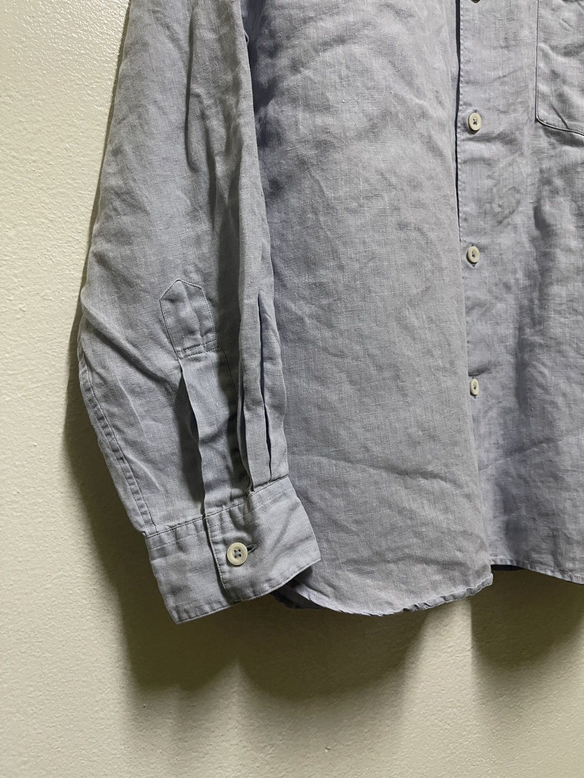Margaret Howell Margaret Howell Linen Shirt Long Sleeve Size US L / EU 52-54 / 3 - 3 Thumbnail