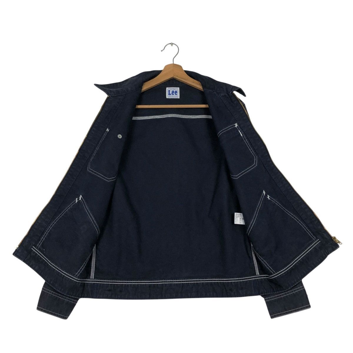 Lee 🔥VINTAGE CHORE ZIPPER JACKET LEE KANSAS USA EST 1889 Size US M / EU 48-50 / 2 - 15 Thumbnail