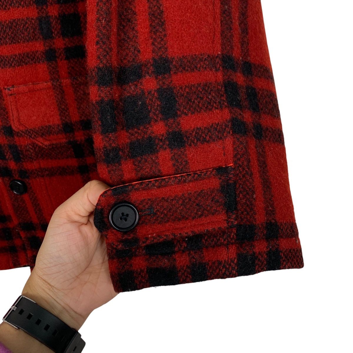 DKNY Vintage 90's DKNY CLASSIC Checked Flannel Jacket #2736-C123 Size US S / EU 44-46 / 1 - 8 Thumbnail