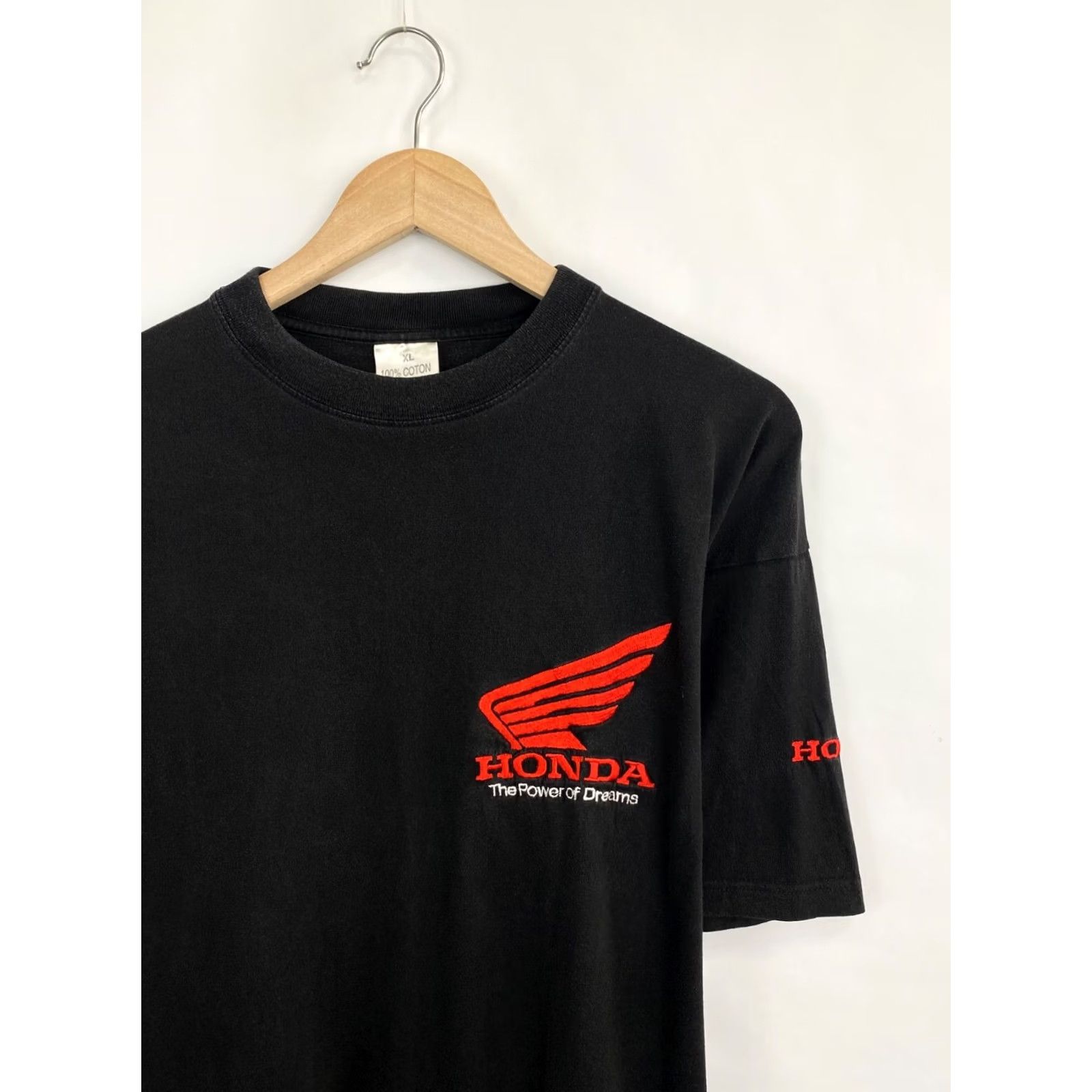 Honda VINTAGE Honda T-Shirt 90s XL Black Mens Shirt Size US XL / EU 56 / 4 - 3 Thumbnail