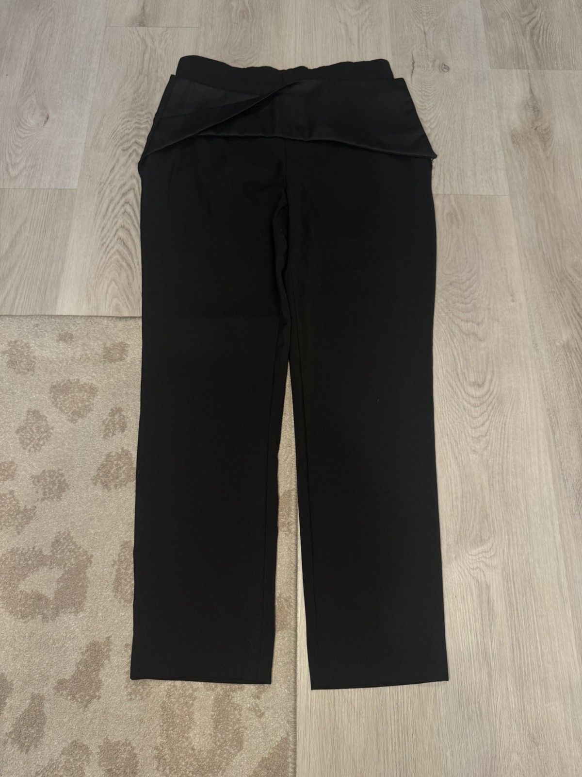 Balenciaga s/s 2014 wool silk front waist pants!! Size US 30 / EU 46 - 1 Thumbnail