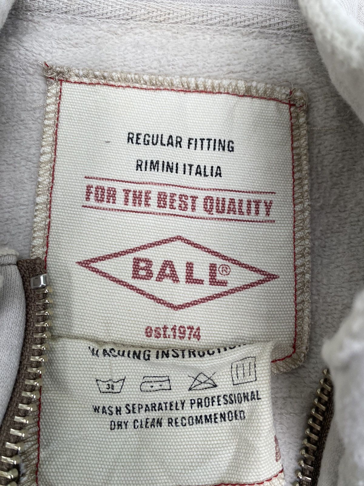 Vintage Vtg Ball Jacket Zip Up Punk Style Size US L / EU 52-54 / 3 - 12 Thumbnail
