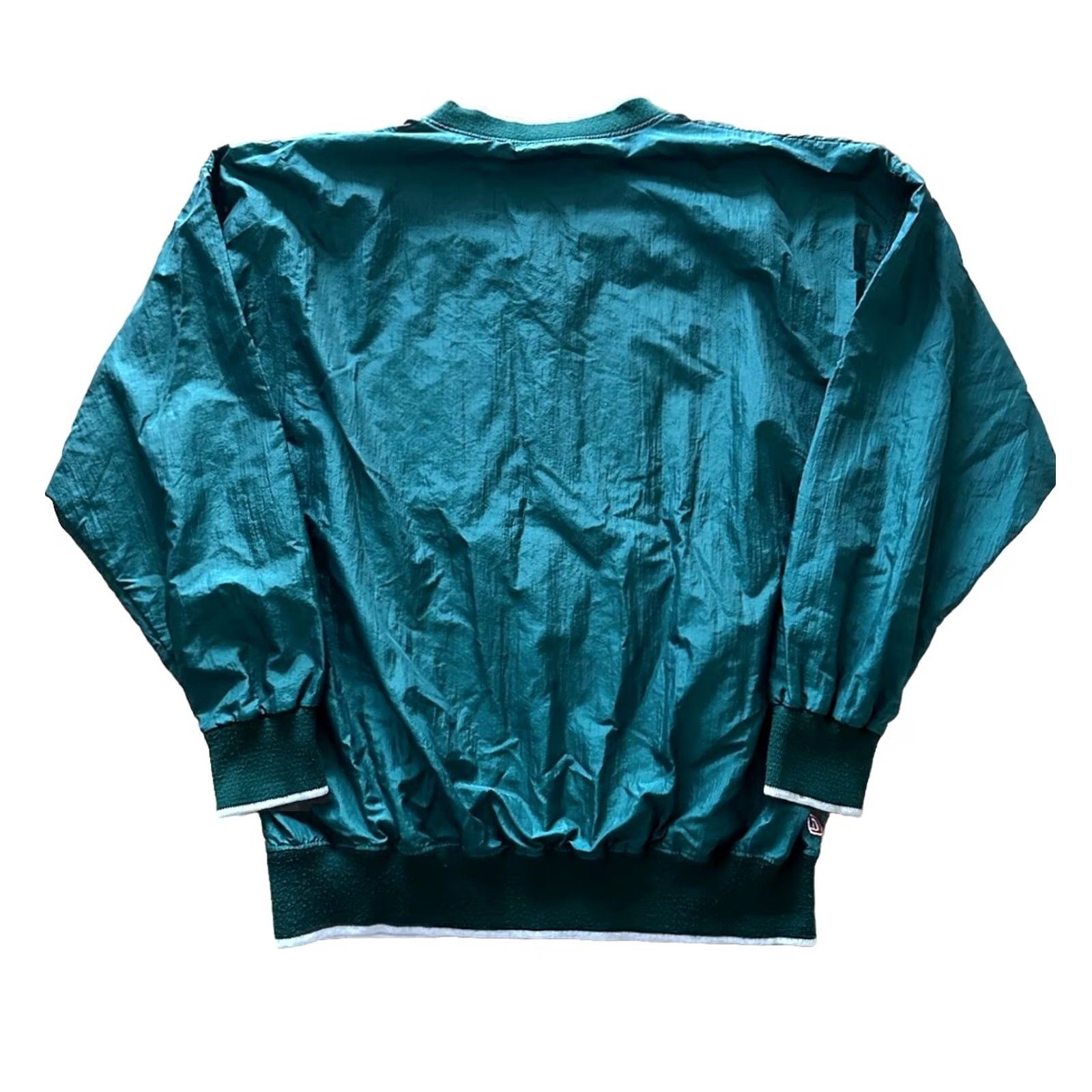 Spell VINTAGE Dodger Michigan State Spartans Jacket Windbreaker L Pullover Nylon Green 90s College Hip Hop USA Unisex Adults Regular Boys/Girls? Size US L / EU 52-54 / 3 - 5 Thumbnail