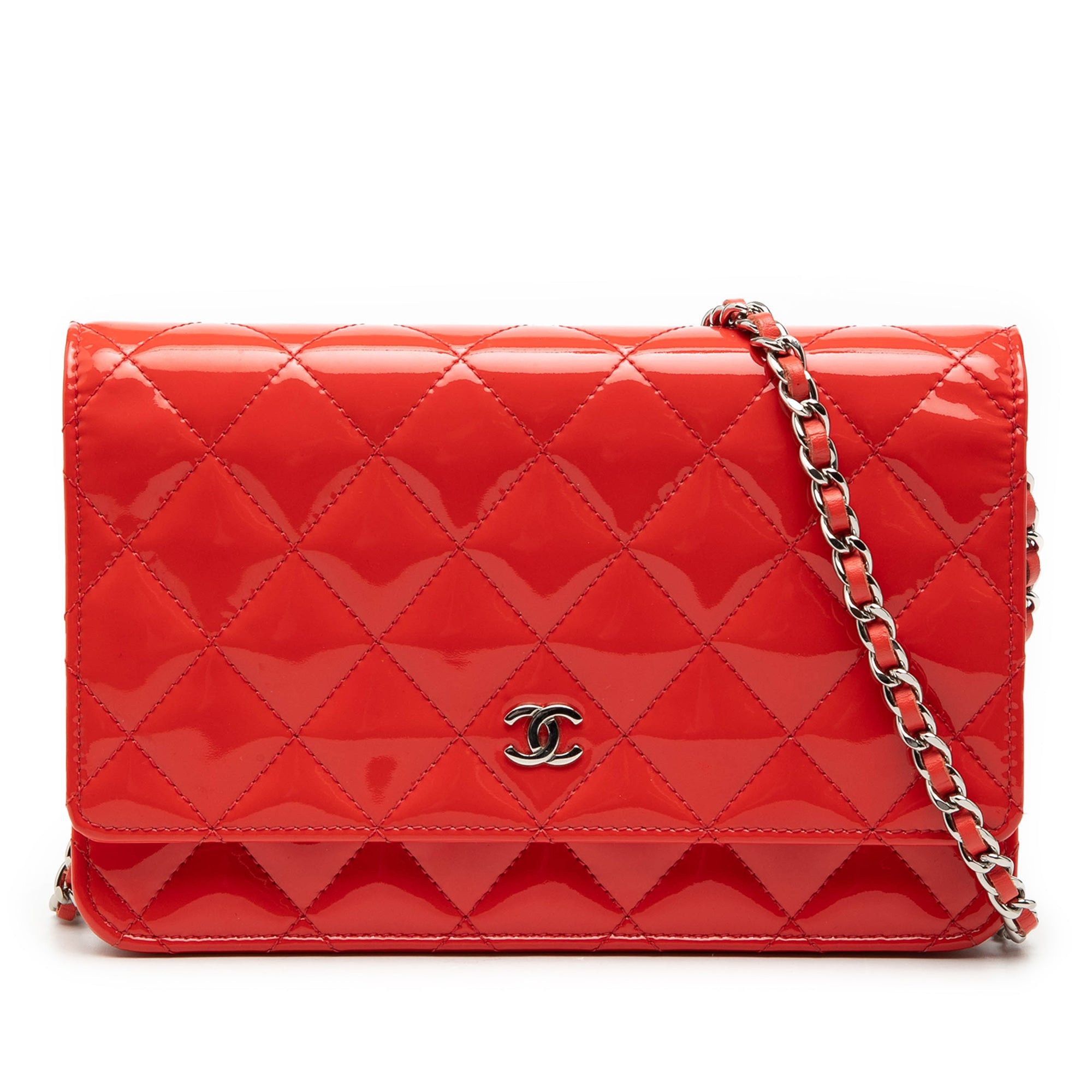 Chanel CC Patent Wallet on Chain Size ONE SIZE - 1 Thumbnail