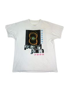 Vintage 90s PEARL JAM T-SHIRT / 1990s 1993 2 Shows Only