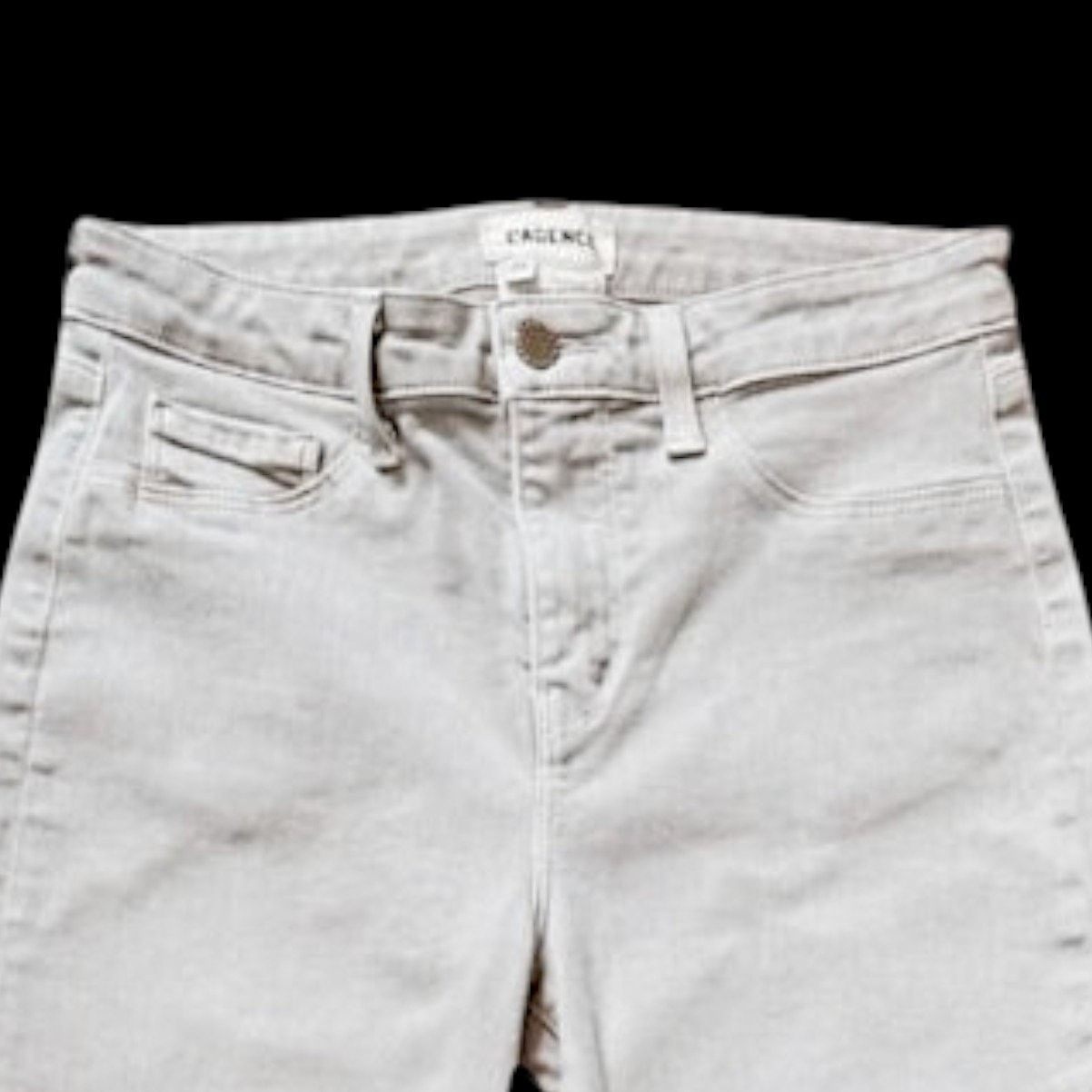 L'AGENCE L'Agence Beige Jeans | Size 26 Size 26" / US 2 / IT 38 - 3 Thumbnail