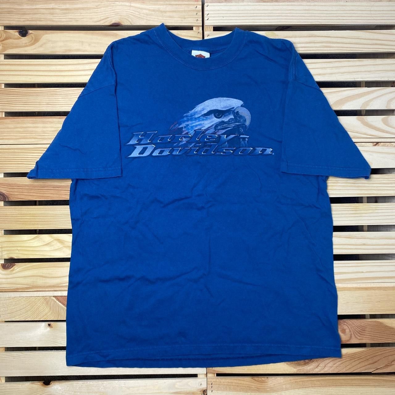 Harley Davidson Vintage Harley Davidson IL 2005 Blue Biker Tee Size XL Size US XL / EU 56 / 4 - 1 Thumbnail