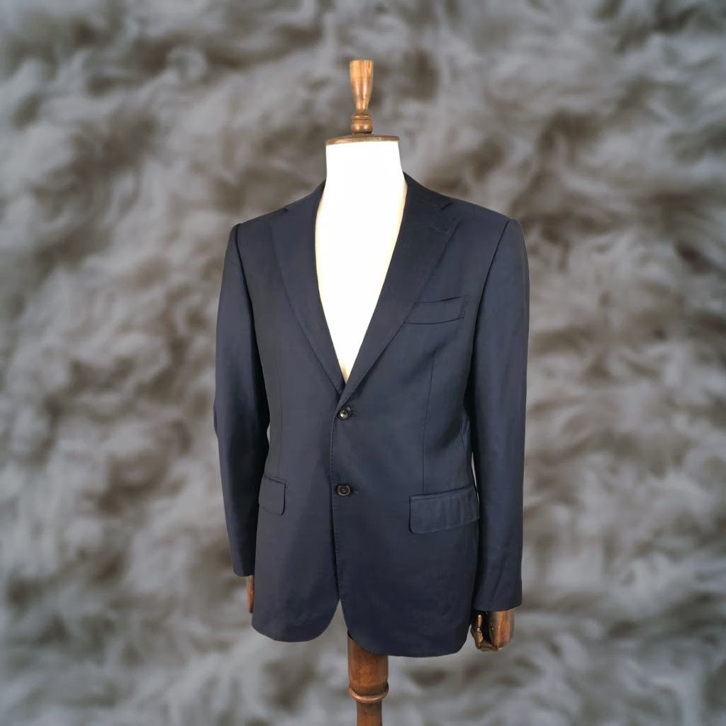 Suitsupply Suitsupply Blazer Wool Single-Breasted Dark Blue Men Size 44L - 1 Thumbnail