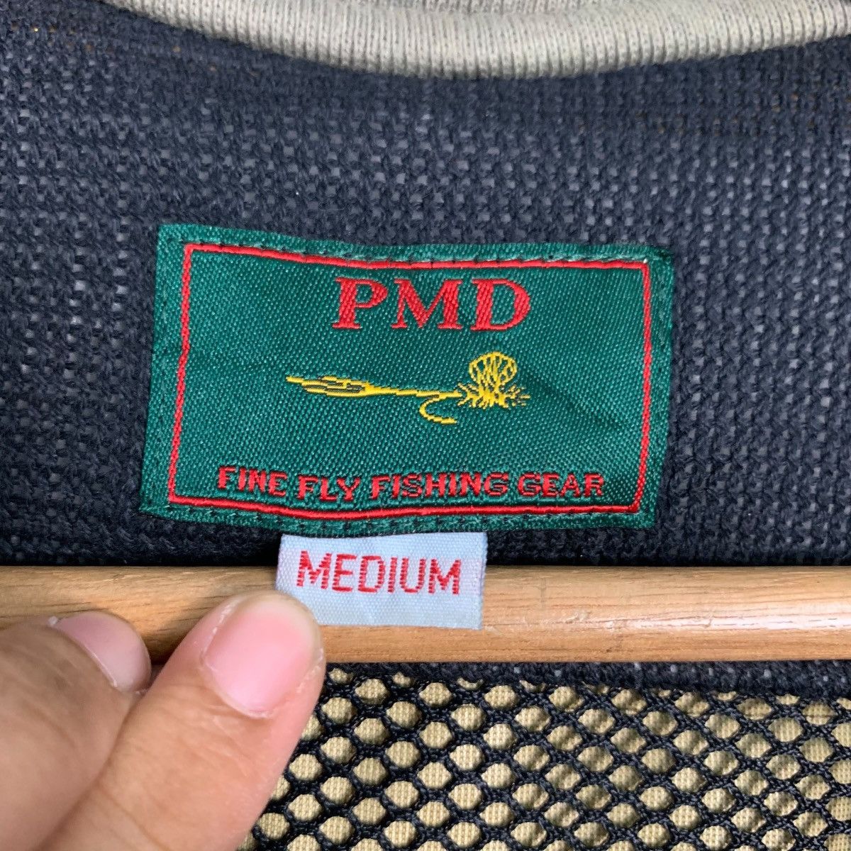 Vintage 90's PMD Fishing Gear Multi Pocket Utility Vest #2710-C122 Size US M / EU 48-50 / 2 - 13 Thumbnail