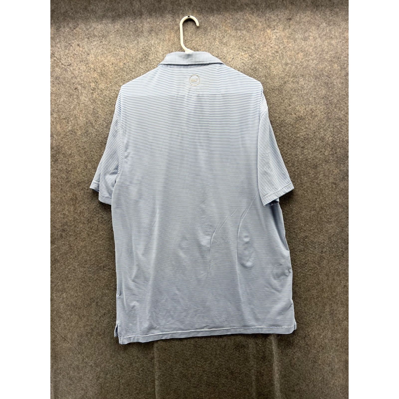 Vineyard Vines VINEYARD VINES Jim Nantz Polo Shirt Mens 2XL Blue Stripe Golf Performance Polo Short Sleeve Casual Shirt Mens 2XL Size US XXL / EU 58 / 5 - 7 Thumbnail