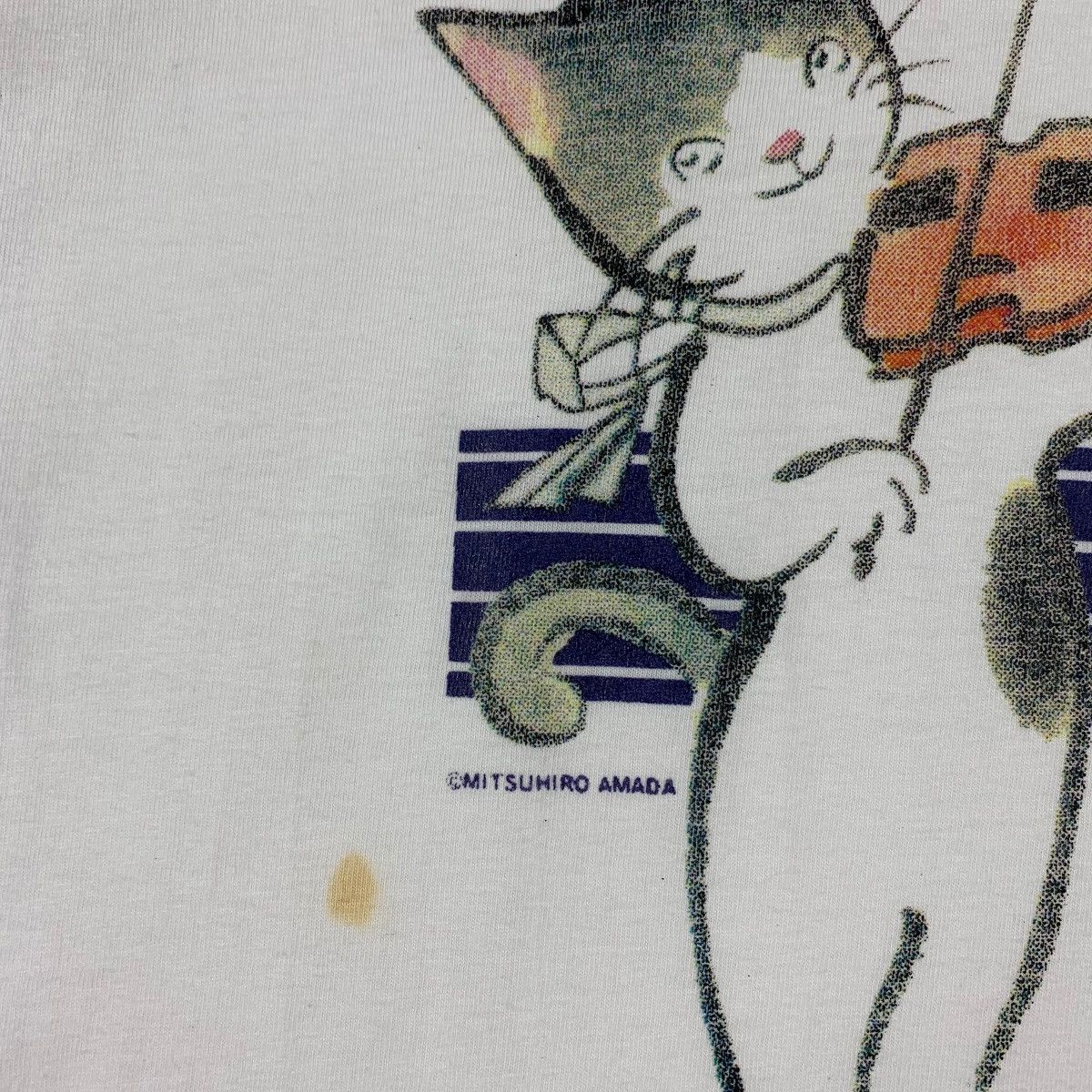 Vintage Vintage 90s MITSUHIRO AMADA Japan orchestra cat printed tee Size US S / EU 44-46 / 1 - 9 Thumbnail