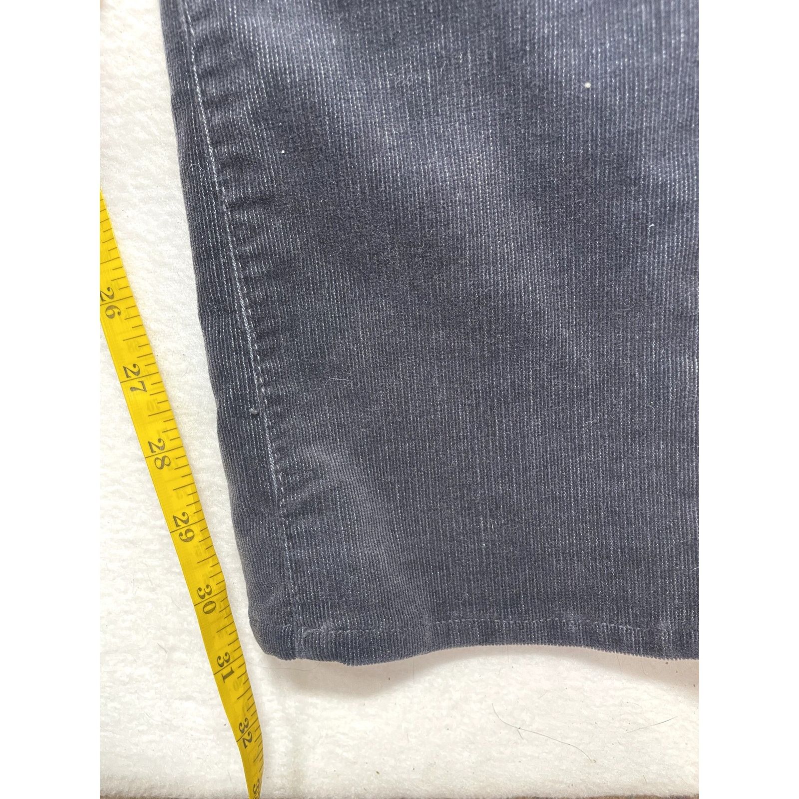 Other Adriano Goldschmied Women’s Size 29R Black Corduroy Jeans Size 29" - 8 Thumbnail