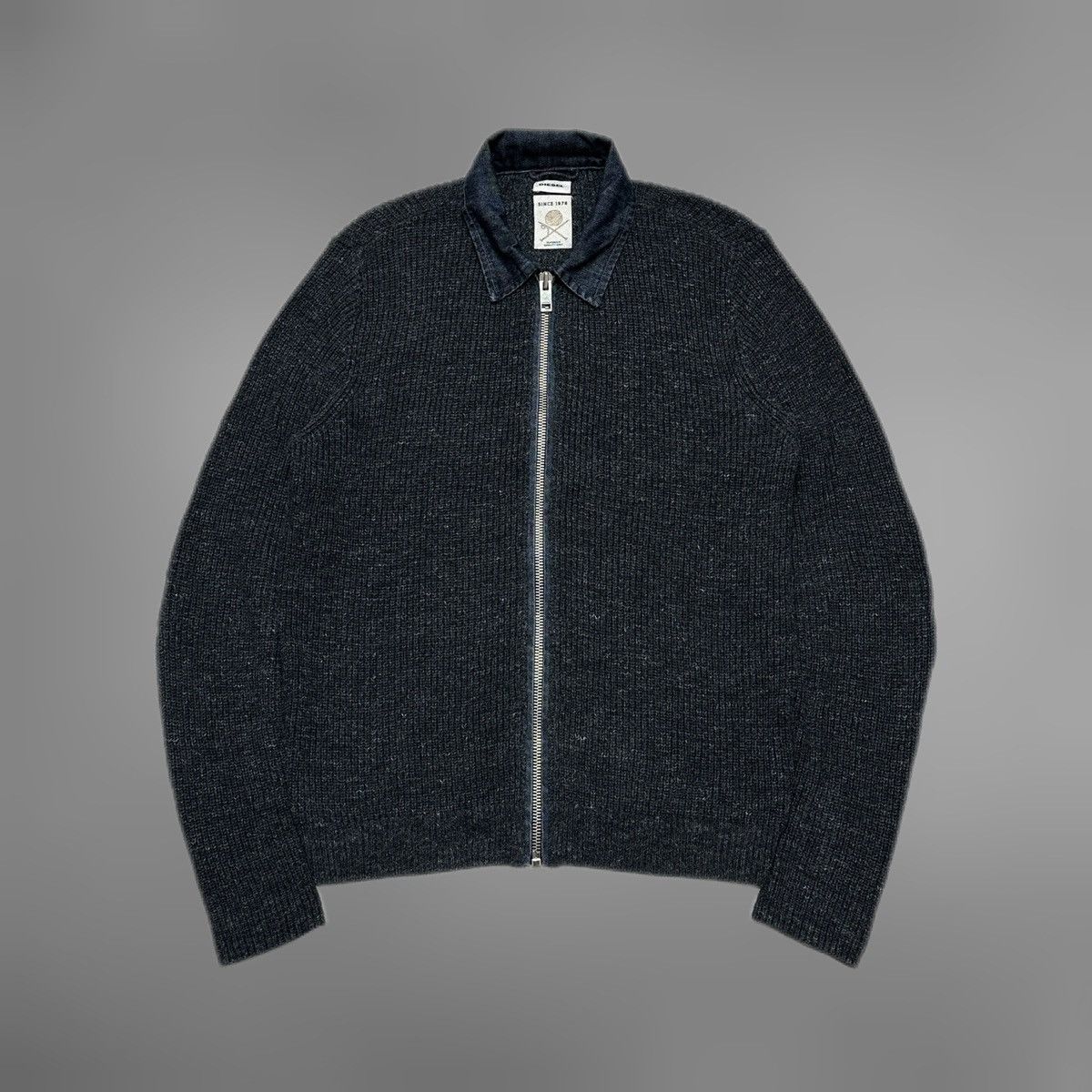 Diesel Diesel superior quality knit zip sweater Size US L / EU 52-54 / 3 - 1 Thumbnail