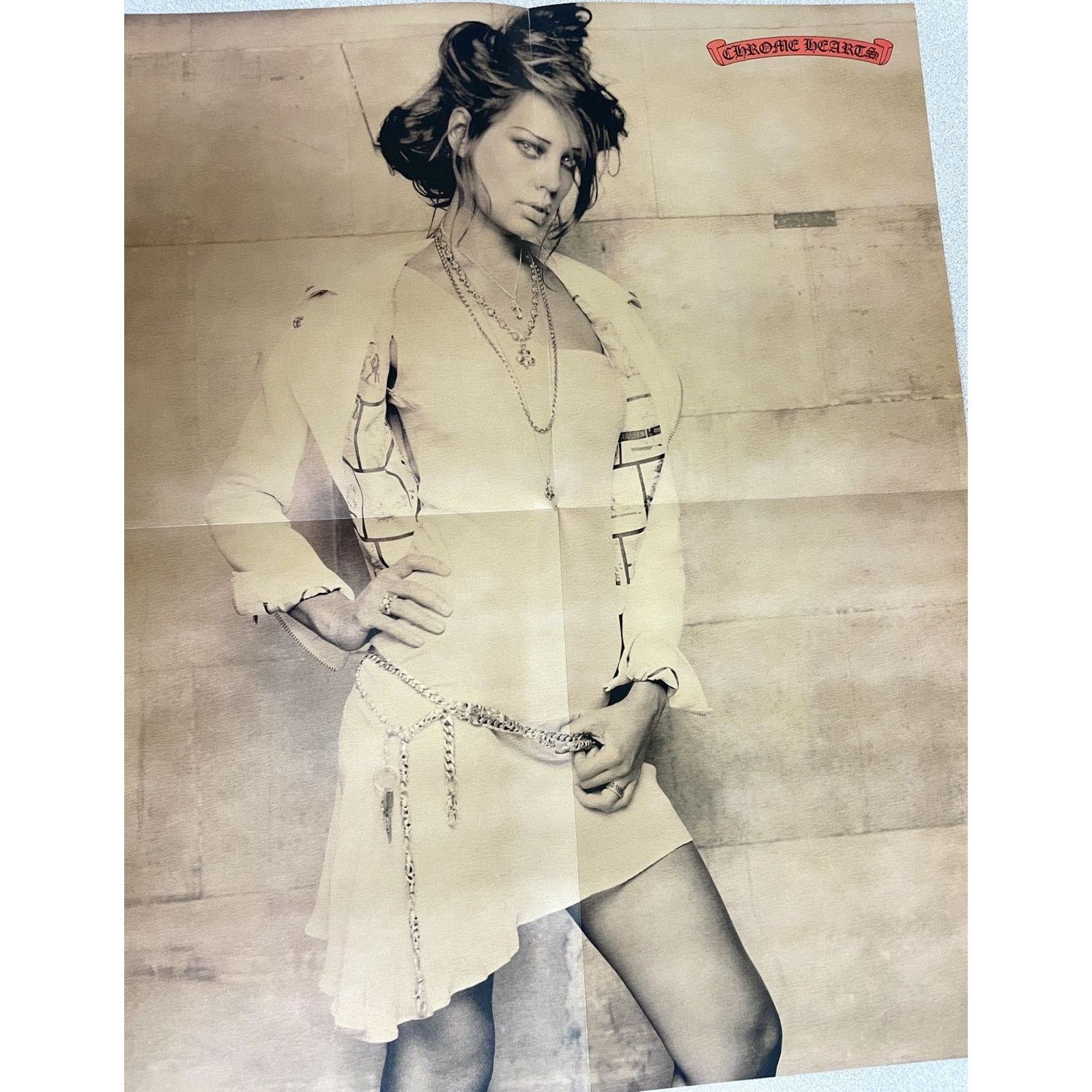 Chrome Hearts × Vintage Chrome Hearts 15x19 magazine Poster Size ONE SIZE - 2 Thumbnail