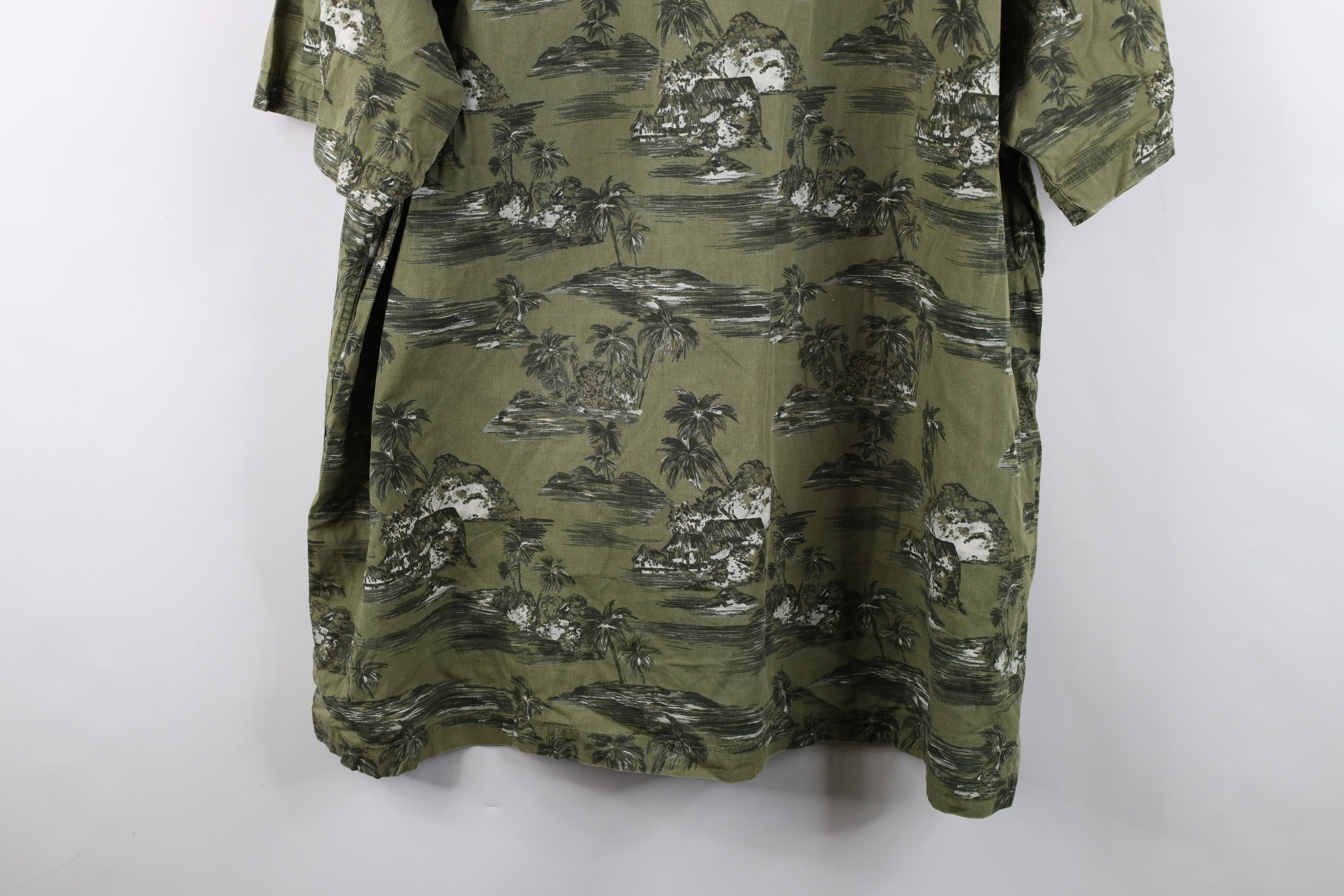 Gap Vintage Y2K 2000 Gap Collar Island Hawaiian Button Shirt Size US XXL / EU 58 / 5 - 12 Thumbnail