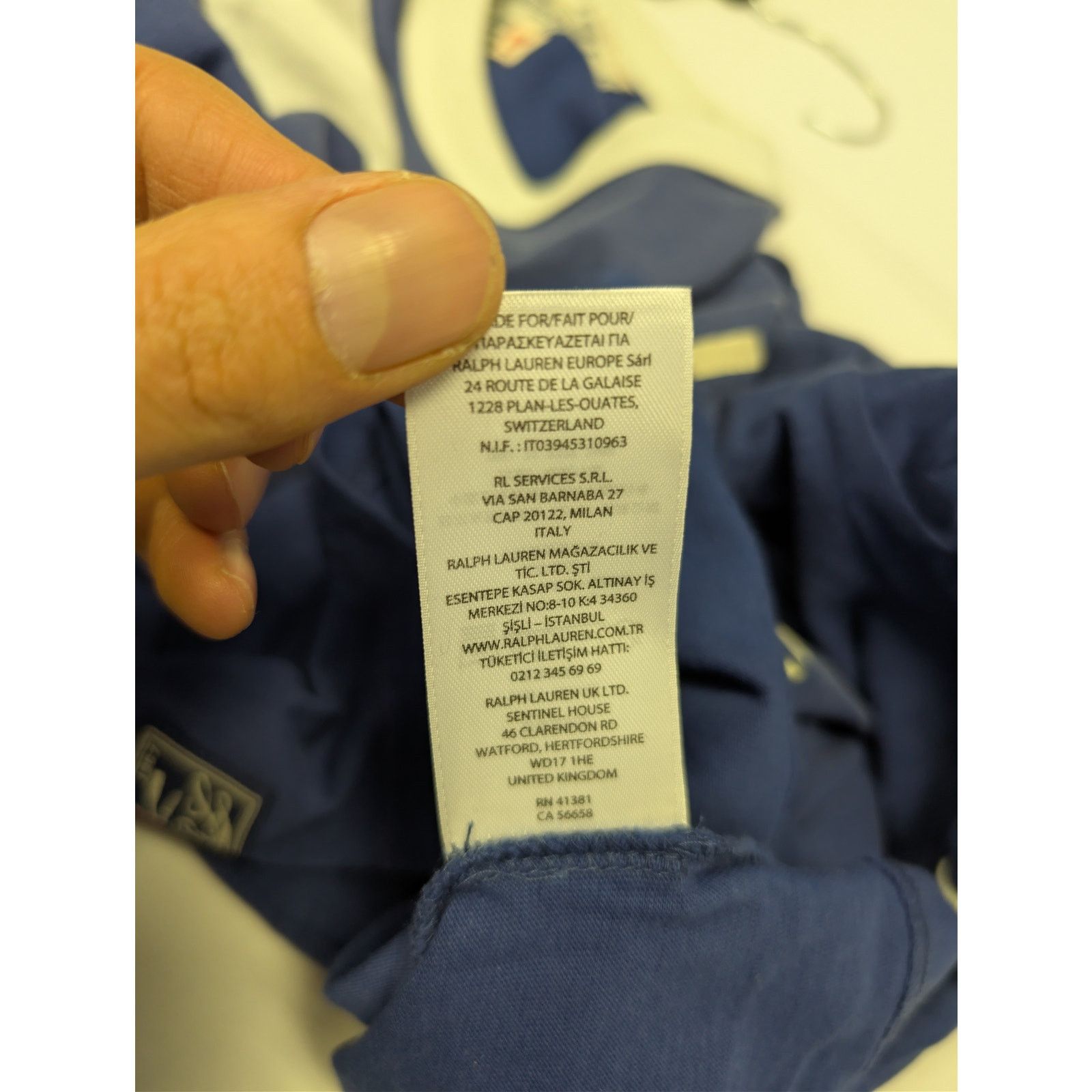 Polo Ralph Lauren o1rshd1 CC20 Classic Fit Reversible Jersey T-Shirt in Blue Size US S / EU 44-46 / 1 - 16 Thumbnail