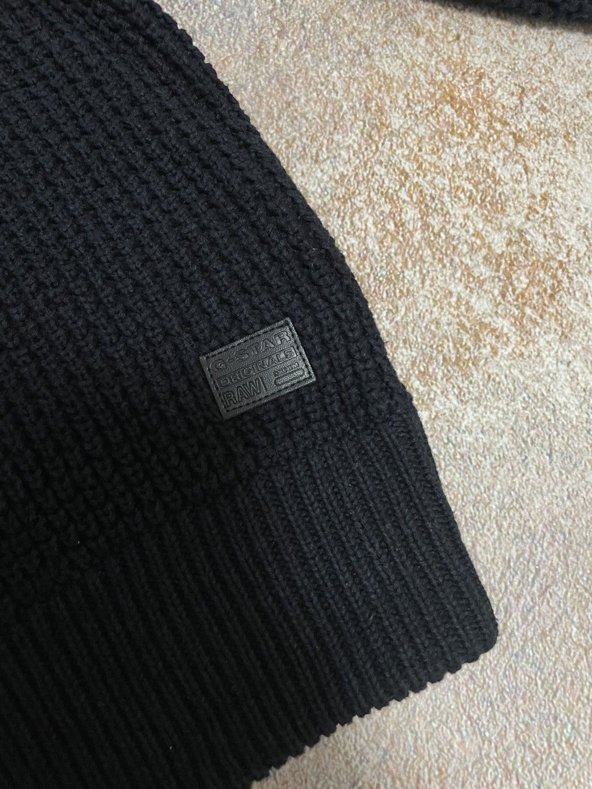 G-Star Vintage Gstar Heavy Cotton Knit Black Sweater Size US S / EU 44-46 / 1 - 5 Thumbnail