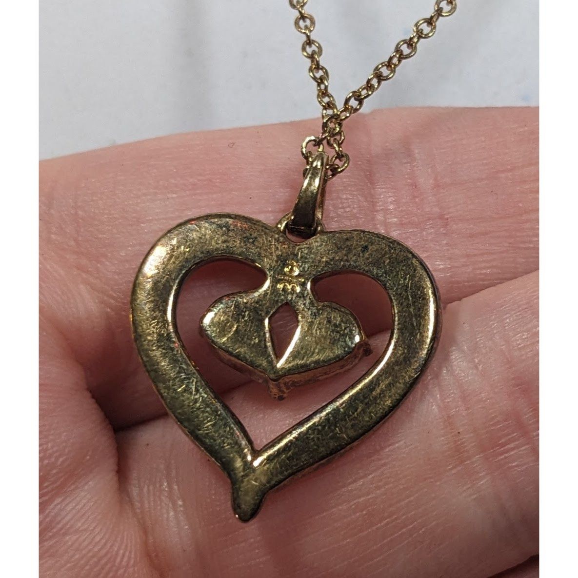 Other Danbury Mint Gold Plated Birthstone Heart Pendant Necklace Size ONE SIZE - 7 Thumbnail