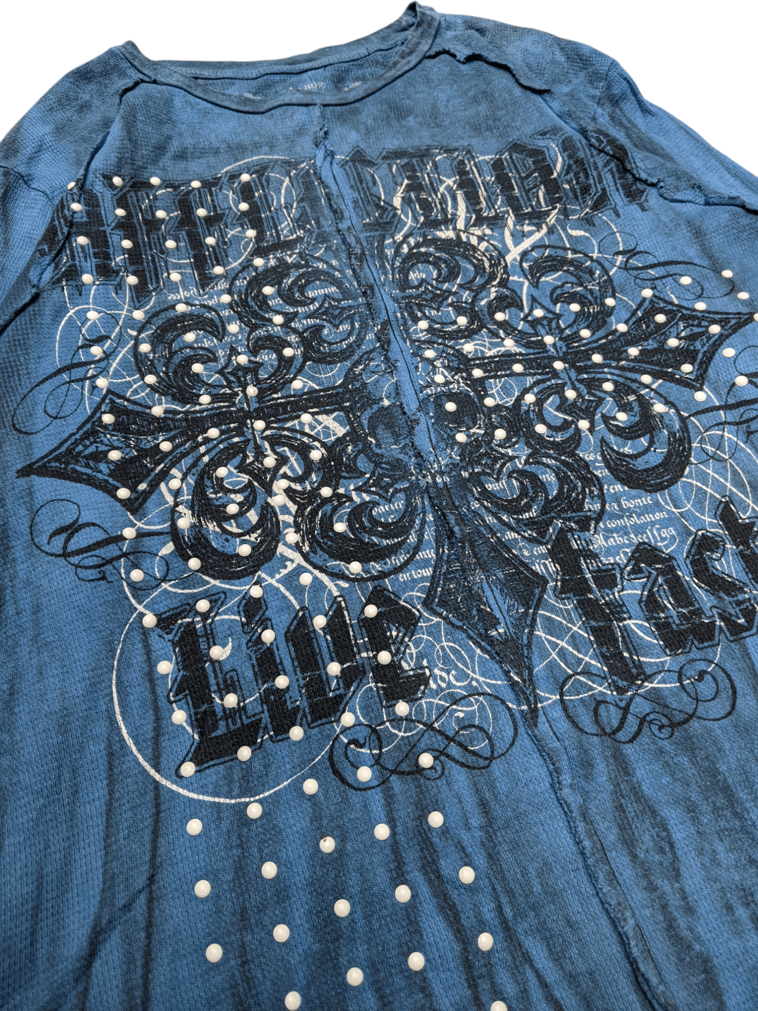Affliction Thermal Knit Chief keef Double Print Size US L / EU 52-54 / 3 - 2 Thumbnail