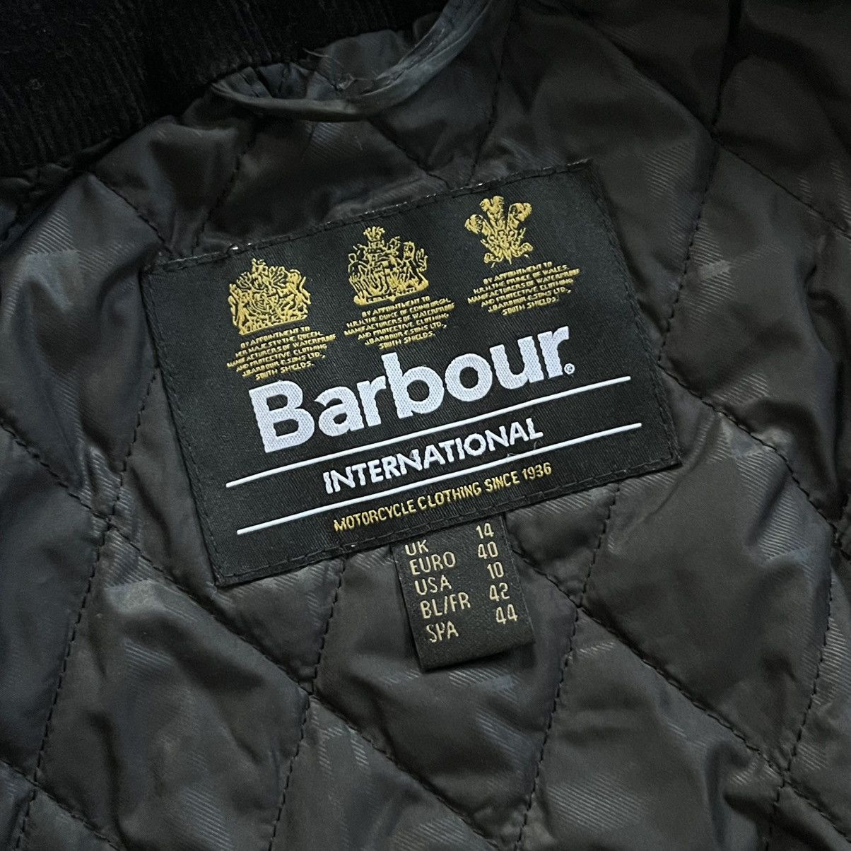 Barbour BARBOUR International Women's Hoodless Katana Wax Parka Size L / US 10 / IT 46 - 10 Thumbnail