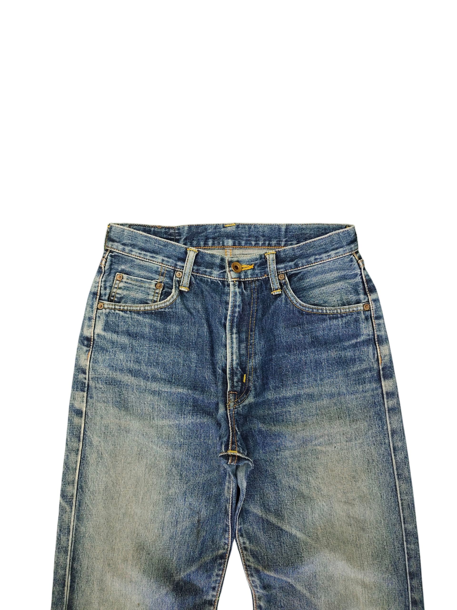 Kapital Vintage 90s Edwin 505xx Selvedge Dirty Distress Denim Jeans Size US 29 - 2 Thumbnail